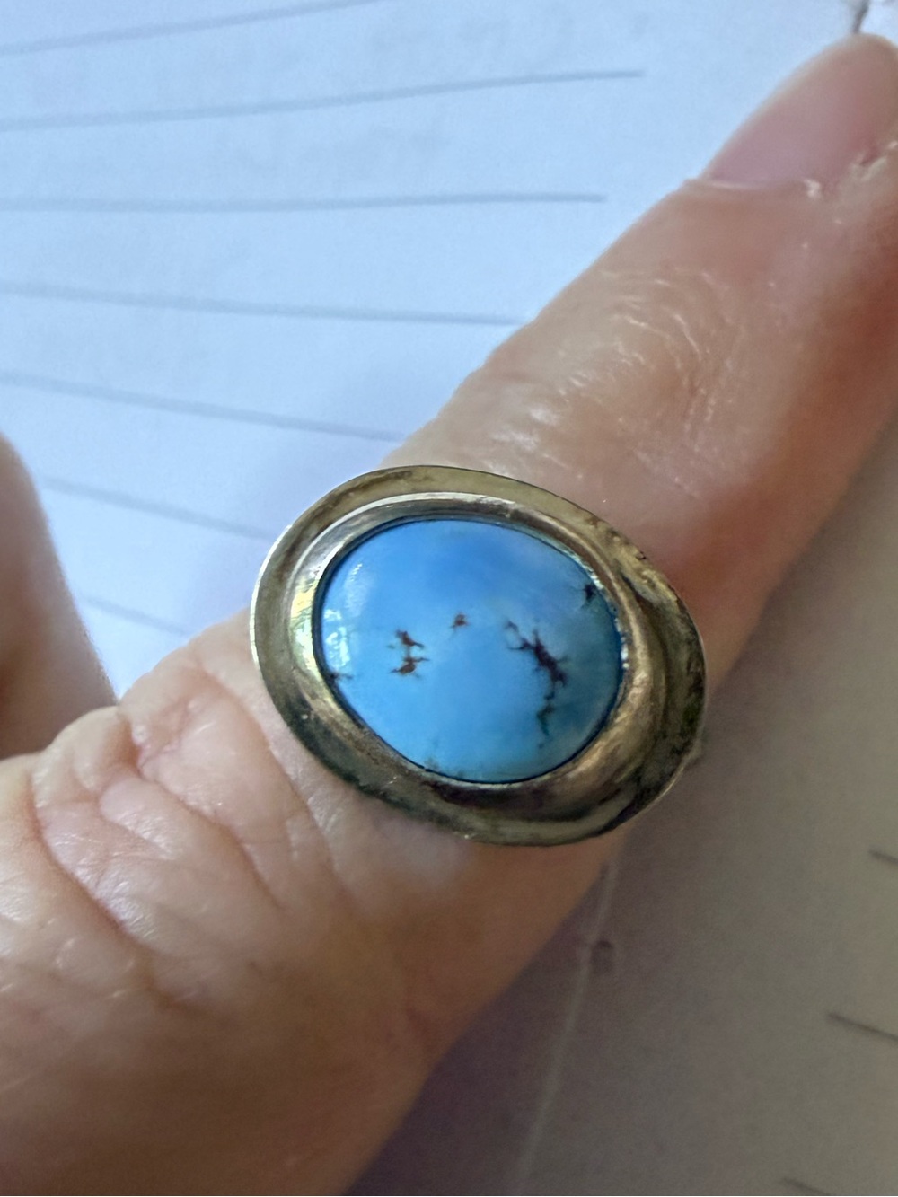 Lavender variscite ring